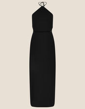 Liberty Halter Dress , Black (BLACK), large