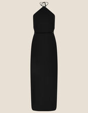 Liberty Halter Dress , Black (BLACK), large