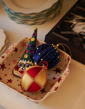 Anna + Nina Holy Berry Velvet Christmas Bauble, , large