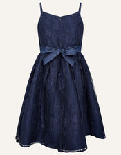 Lace Prom Dress, Blue (NAVY), large