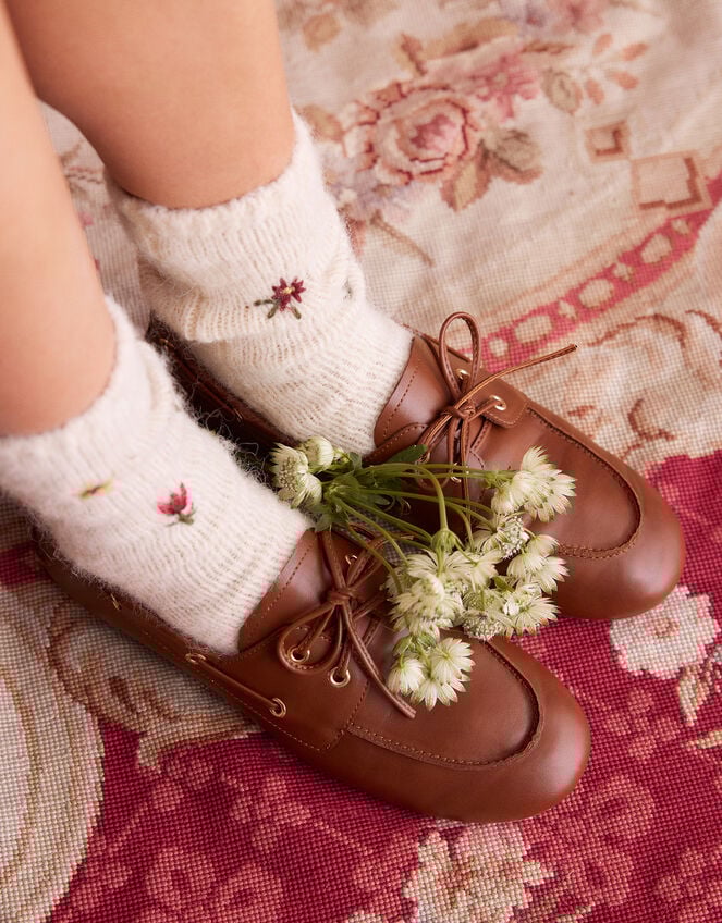 Piper Boat Shoes, Brown (CHOCOLATE), large