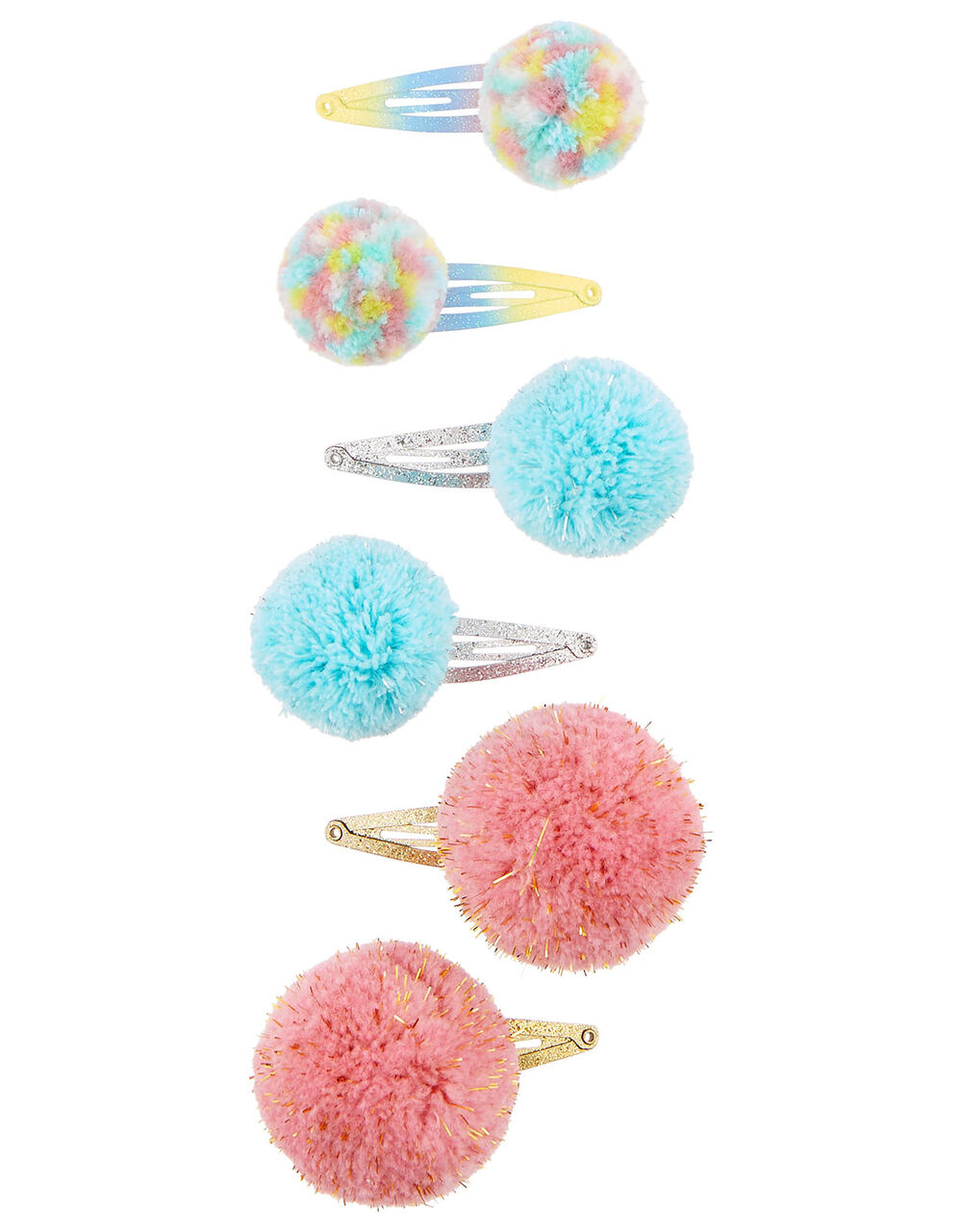 rester hinanden Ofre Rainbow Pom-Pom Hair Clip Set | Girls' Hair Accessories | Monsoon Global.