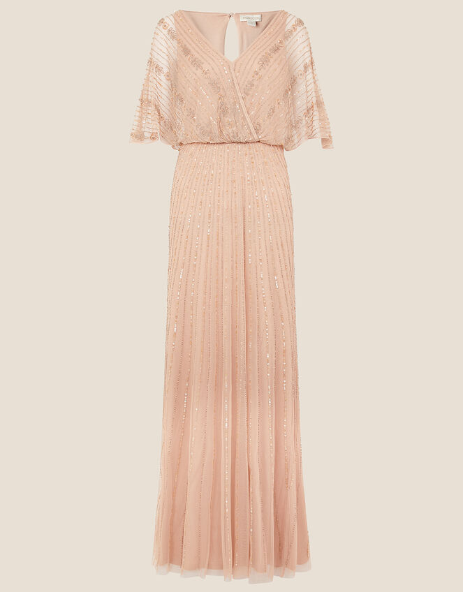 ARTISAN Alex Embellished Wrap Dress , Pink (PINK), large