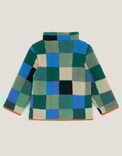 Colourblock Check Bomber Jacket, Multi (MULTI), large