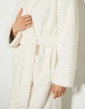 Bess Borg Dressing Gown, Cream (CREAM), large