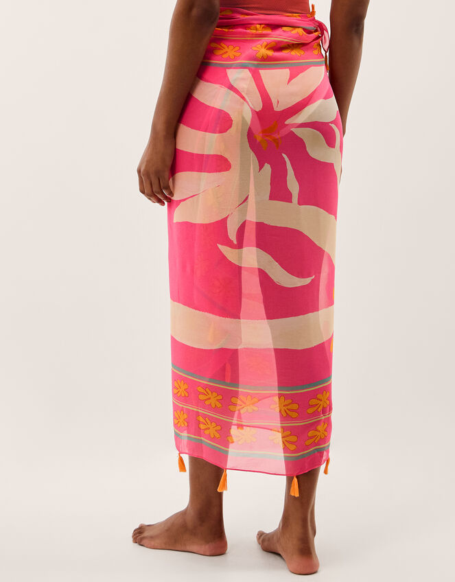 Paloma Palm Print Sarong, , large