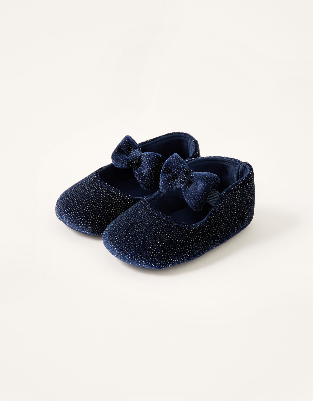 Navy baby booties shop