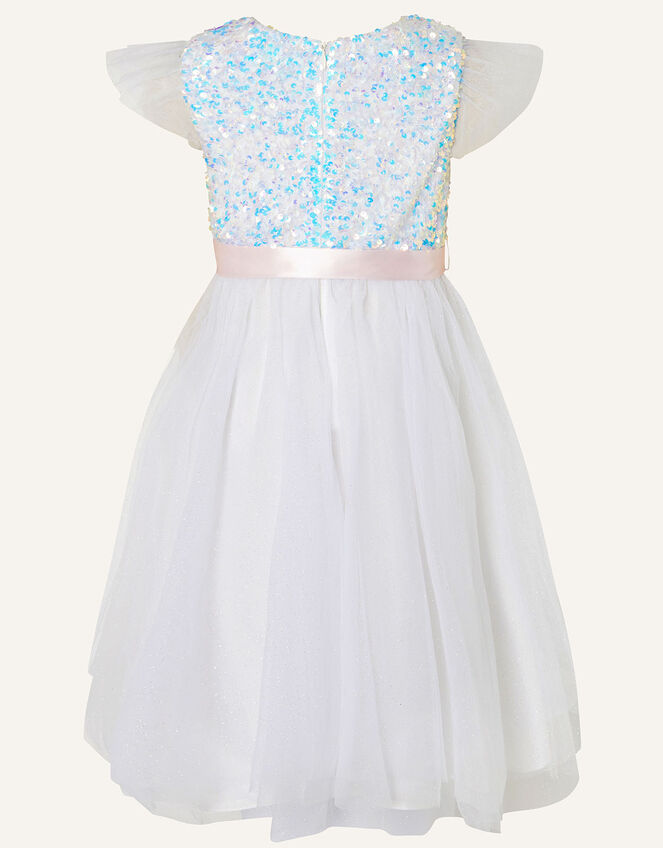 Glitzy Sequin Fairy Dress, Ivory (IVORY), large