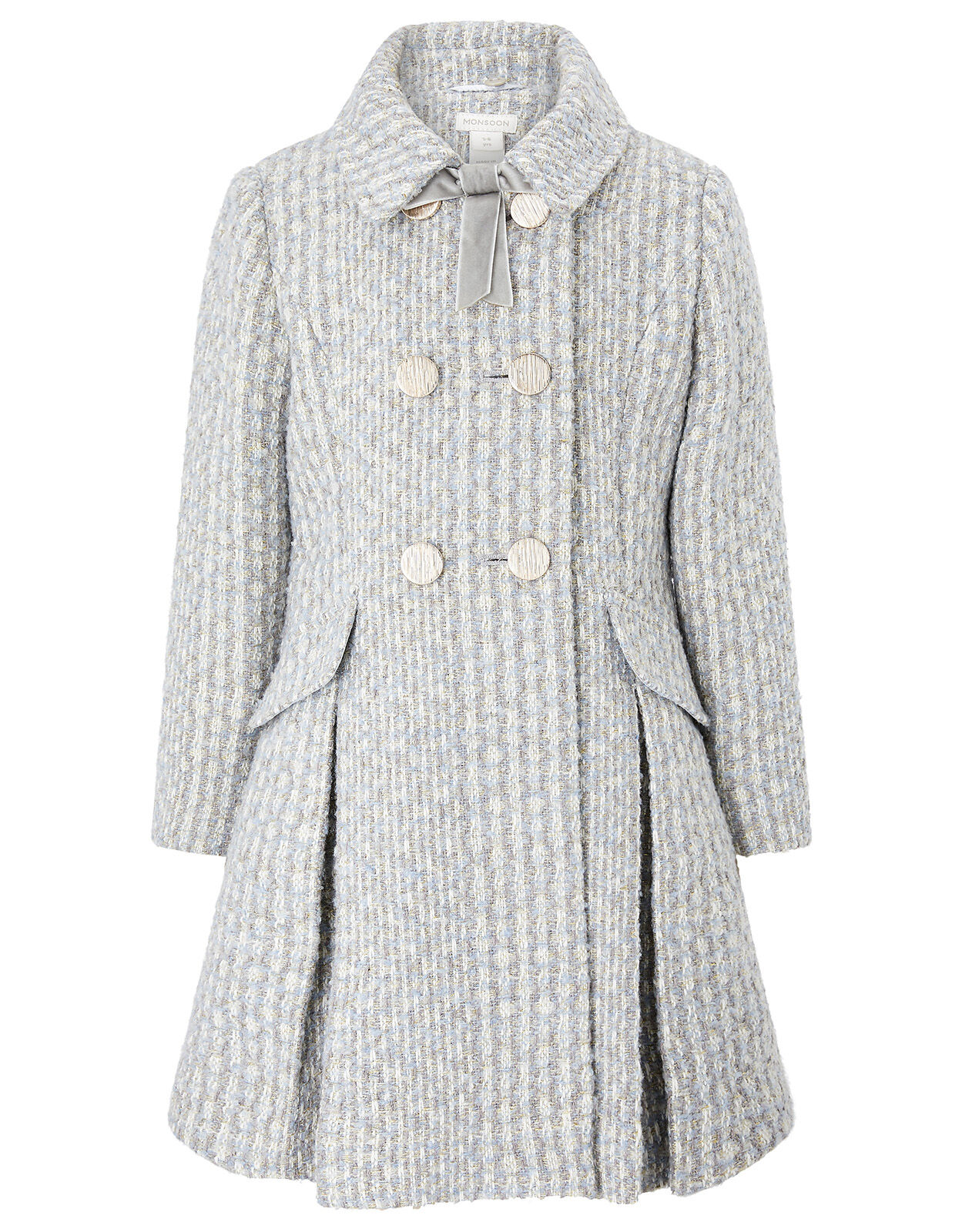 Monsoon lavender tweed coat cheap