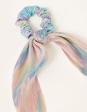 Shimmer Rainbow Tie Scrunchie, , large