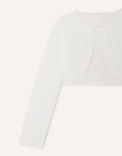 Lace Cardigan, Ivory (IVORY), large