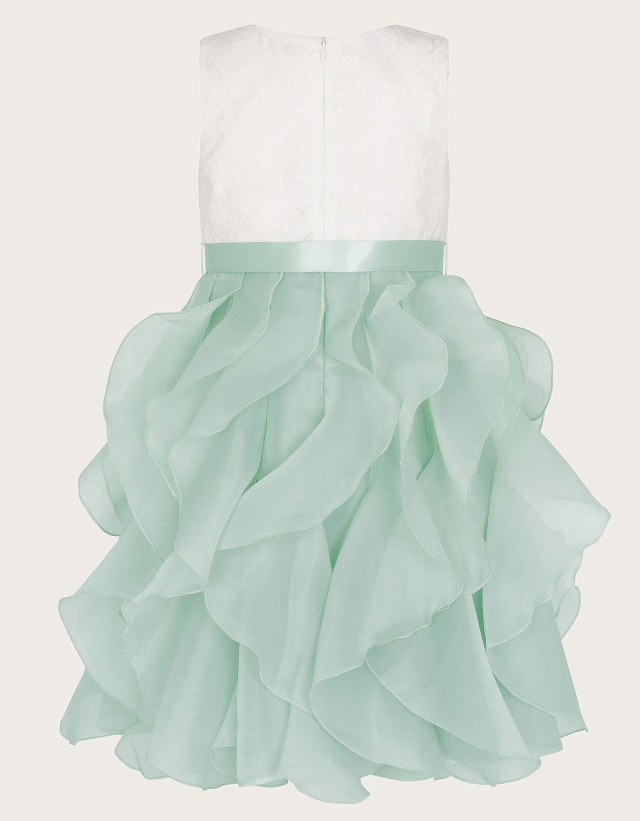 Lace Cancan Ruffle Dress Green Girls Dresses Monsoon ROI