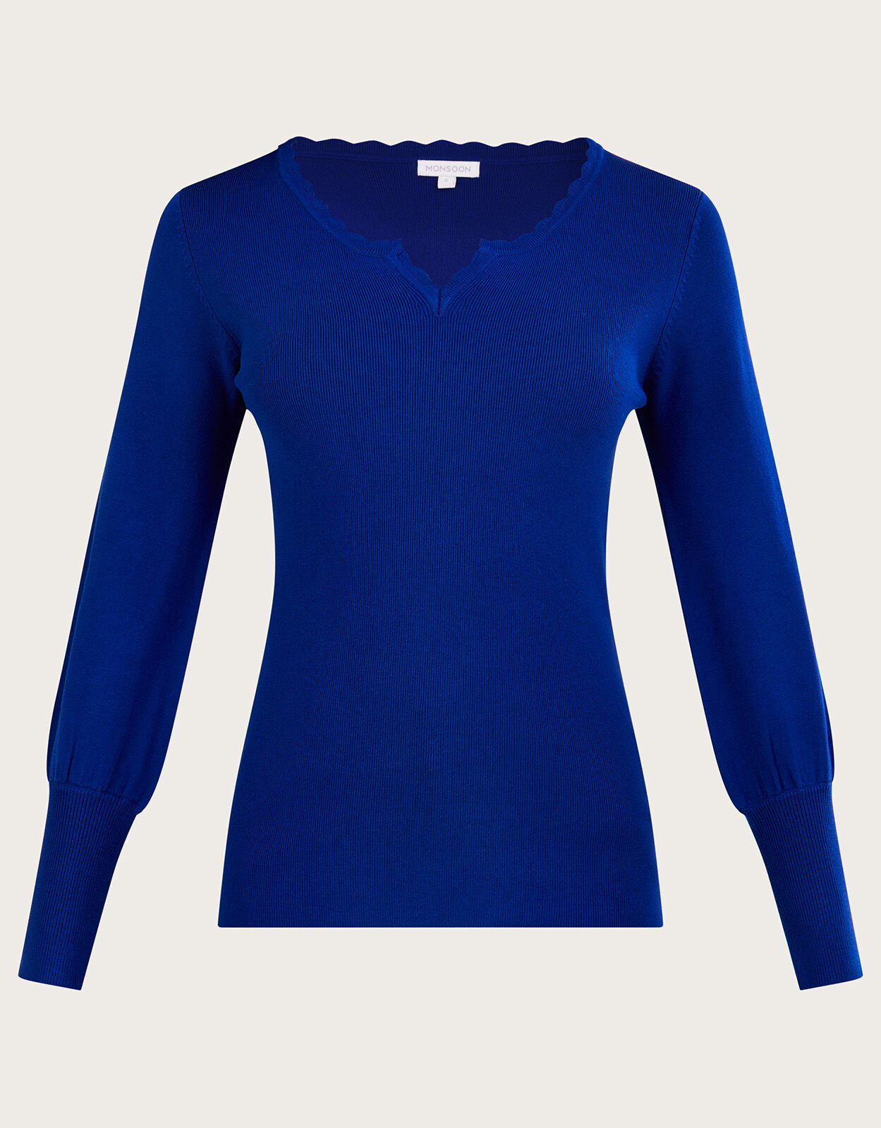 V-Neck Jumper with LENZING™ ECOVERO 