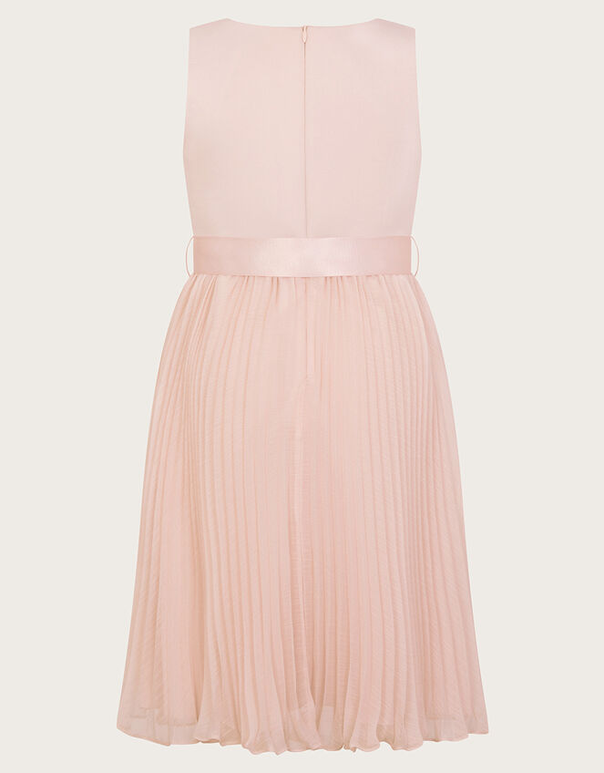 Sally Scuba Pleated Dress, Pink (PINK), large