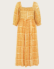 Sunny Batik Dye Dress, Orange (ORANGE), large
