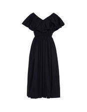 Devotion Twins Deos Frill Maxi Dress, Black (BLACK), large