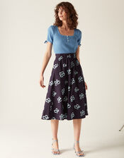 Mirla Beane Niki Skirt, Blue (NAVY), large