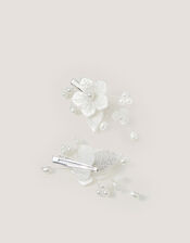 2-Pack Gardenia Flower Hair Clips, , large