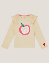 Apple Long Sleeve Top, Pink (PINK), large
