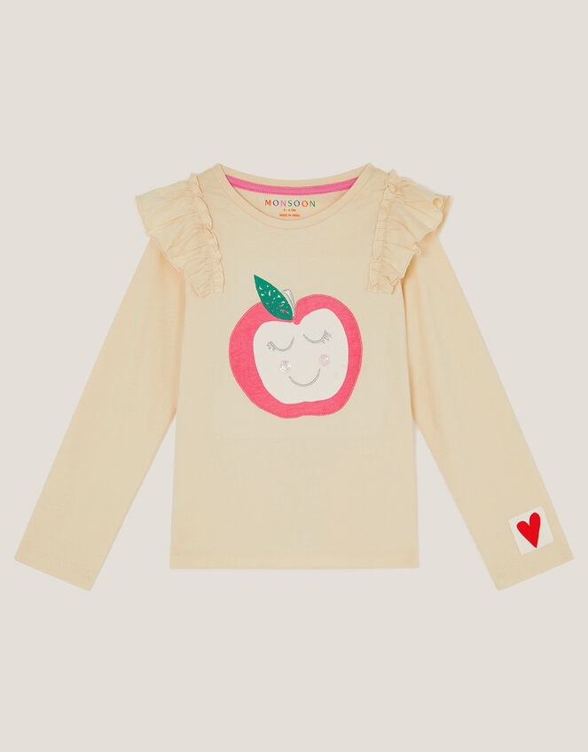 Apple Long Sleeve Top, Pink (PINK), large