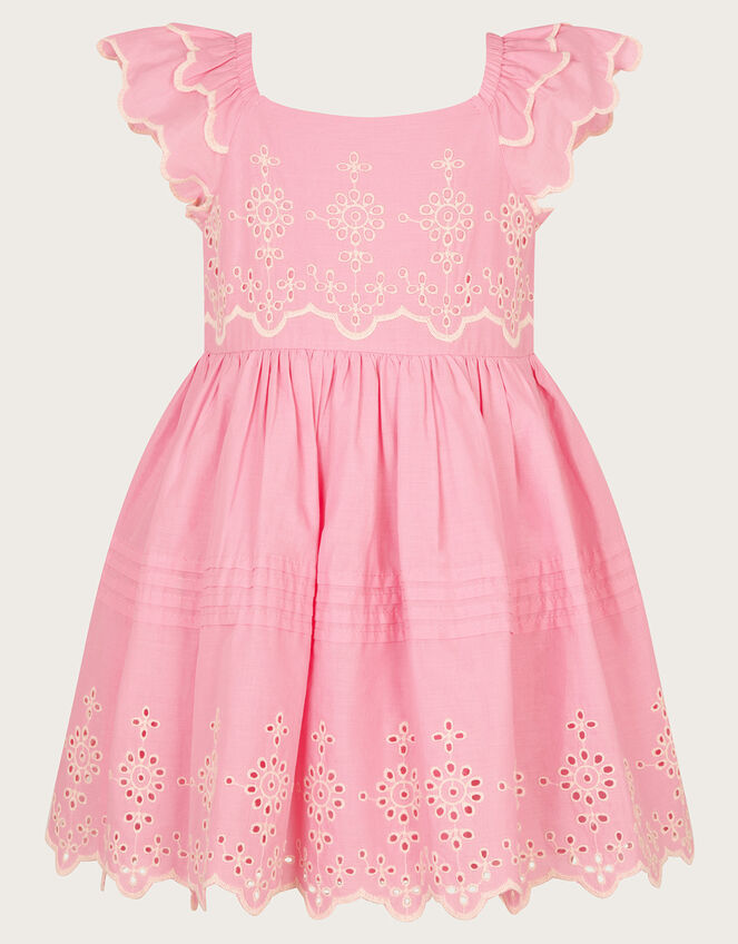 Baby Broderie Dress, Pink (PINK), large