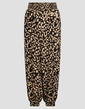 Ania Batik Print Trousers, Black (BLACK), large