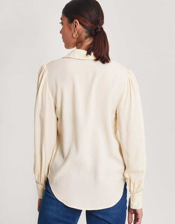 Dani Diamante Blouse, Ivory (IVORY), large