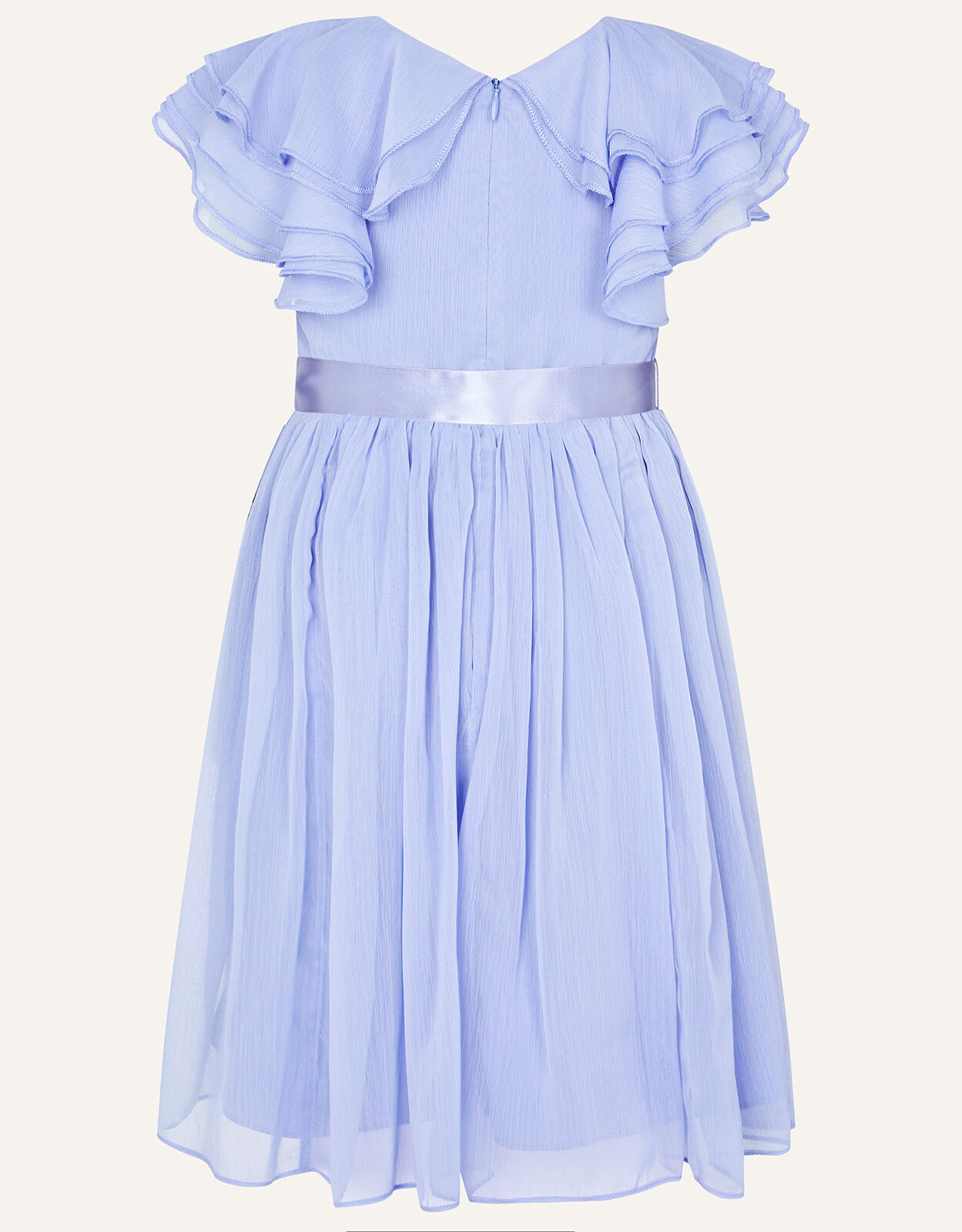 Daffodil Chiffon Dress Blue