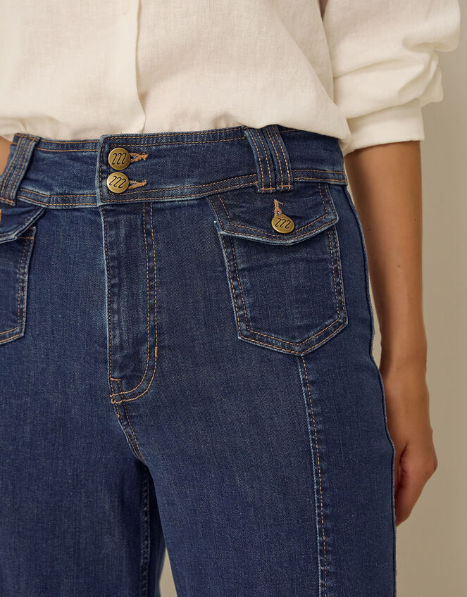 Renee Flared Jeans, Blue (INDIGO), large