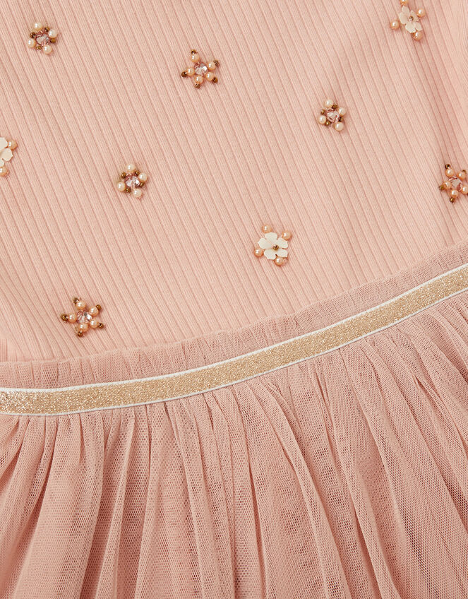 Unicorn Embellished Disco Dress, Pink (PINK), large