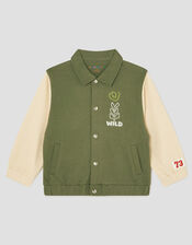 Wild Bomber Jacket, Green (KHAKI), large