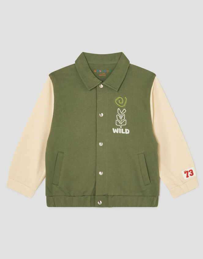 Wild Bomber Jacket, Green (KHAKI), large