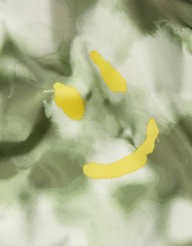 Tie Dye Windbreaker Jacket, Green (KHAKI), large