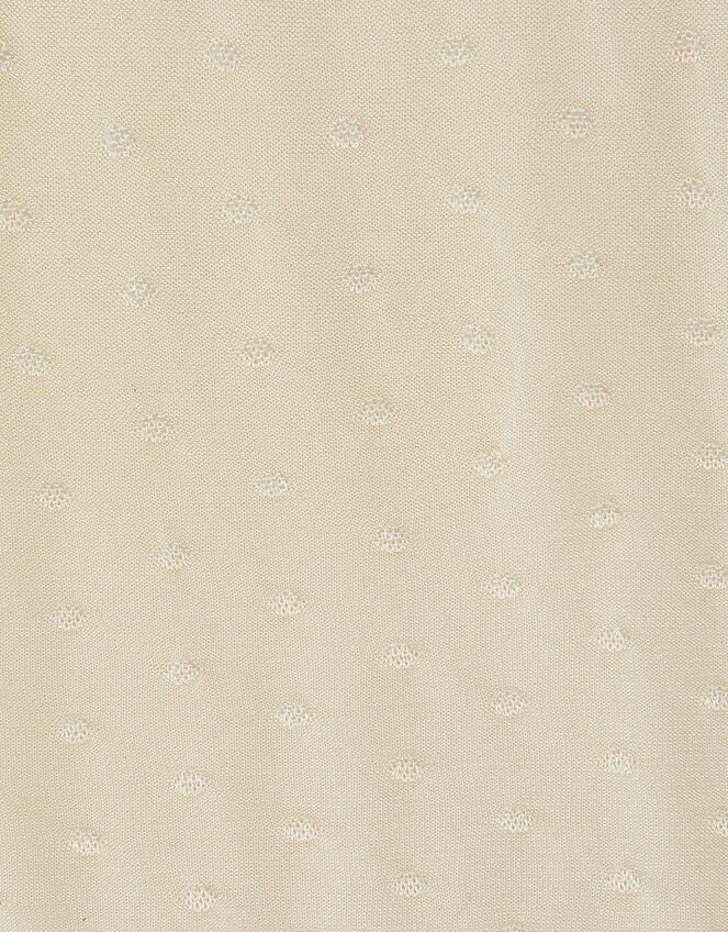Baby Bridal Spot Tights, Ivory (IVORY), large