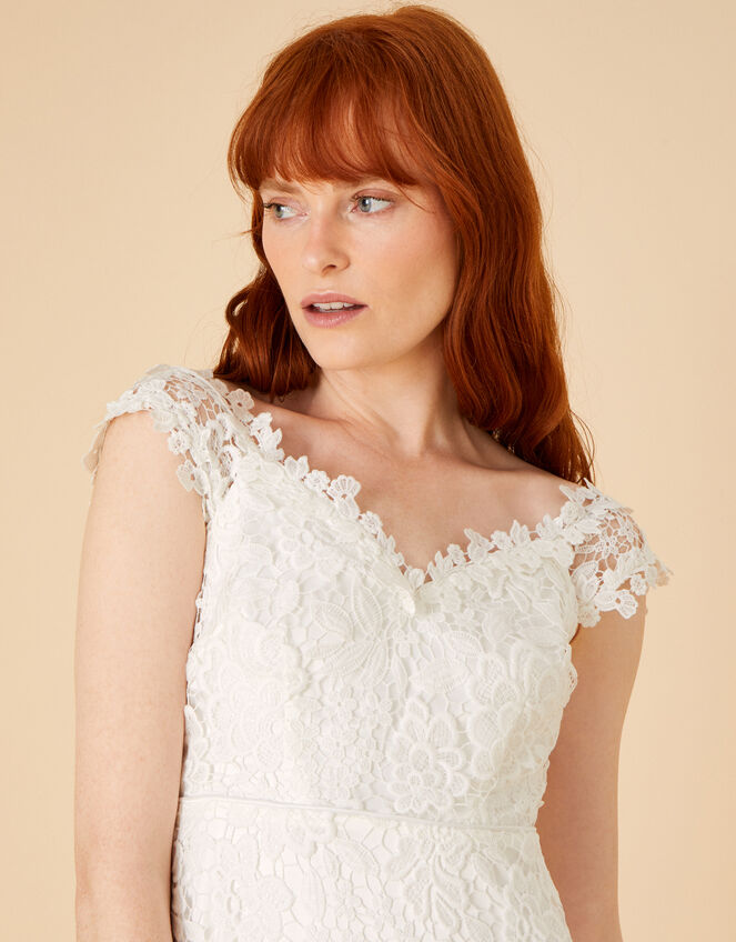 Cassandra Lace Bridal Maxi Dress Ivory Wedding Dresses Monsoon ROI.