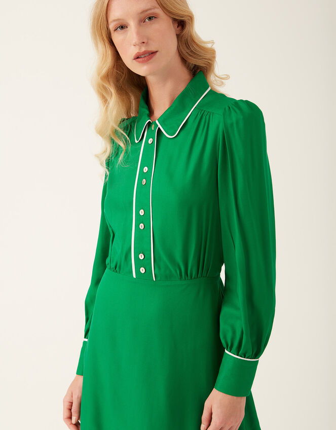 Mirla Beane Eleanor Dress, Green (GREEN), large