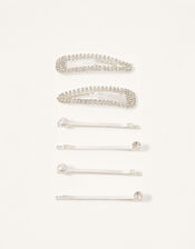 Diamante Bridesmaid Clip Set, , large