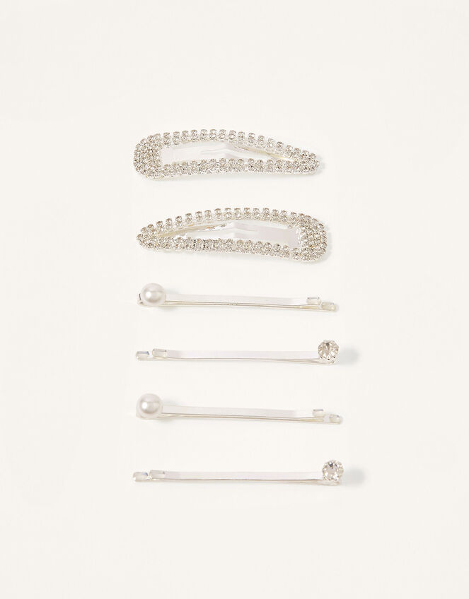 Diamante Bridesmaid Clip Set, , large