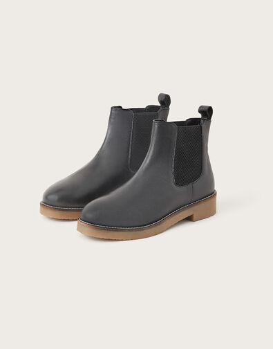 Leather Chiswick Chelsea Boots, Black (BLACK), large
