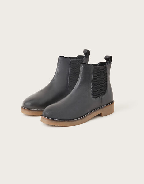 Leather Chiswick Chelsea Boots, Black (BLACK), large