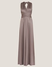 Thea Multiway Bridesmaid Dress, Mink (MINK), large