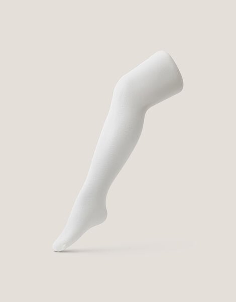 Baby Diamond Butterfly Tights, Ivory (IVORY), large