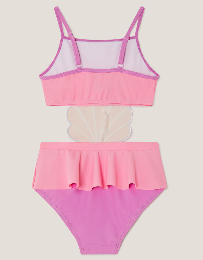 Seashell Applique Cut Out Swimsuit, Multi (MULTI), large