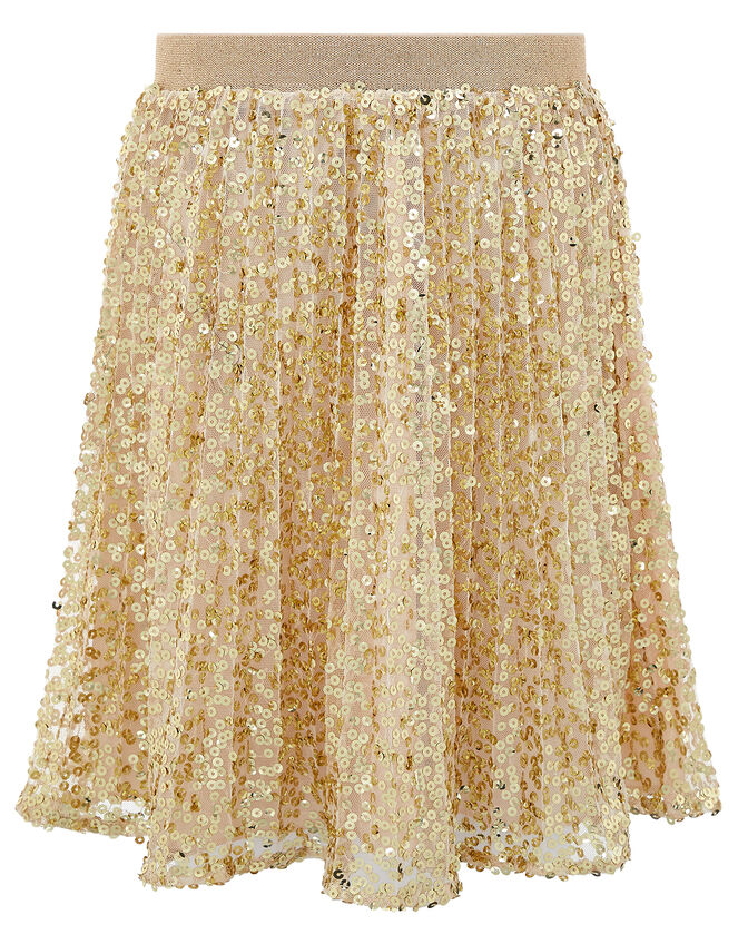 Clementine Top and Skirt Set, Gold (GOLD), large
