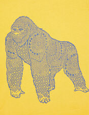 Gorilla T-Shirt WWF-UK Collaboration, Yellow (MUSTARD), large