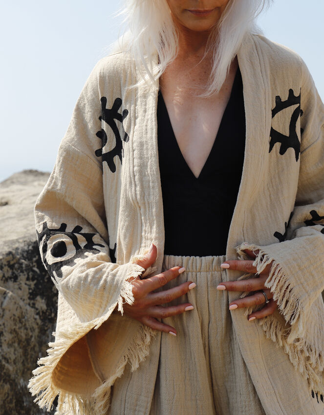 Meraki Beach Eye Kimono Two-Piece, , large