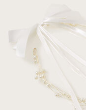 Pearl Ribbon Tassel Garland , , large
