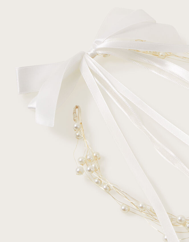 Pearl Ribbon Tassel Garland , , large