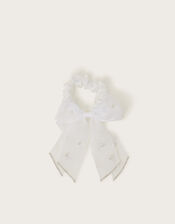 Communion Bow Scrunchie, , large