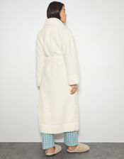 Bess Borg Dressing Gown, Cream (CREAM), large